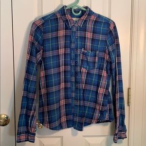 Long-sleeved Hollister flannel